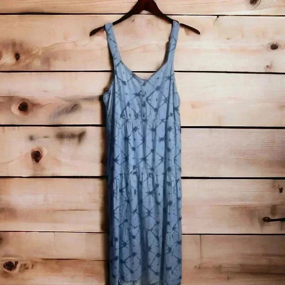Sonoma NWT Boho Tiered Floral Maxi Sundress Size Small. Summer Beach Vacation - Picture 7 of 8